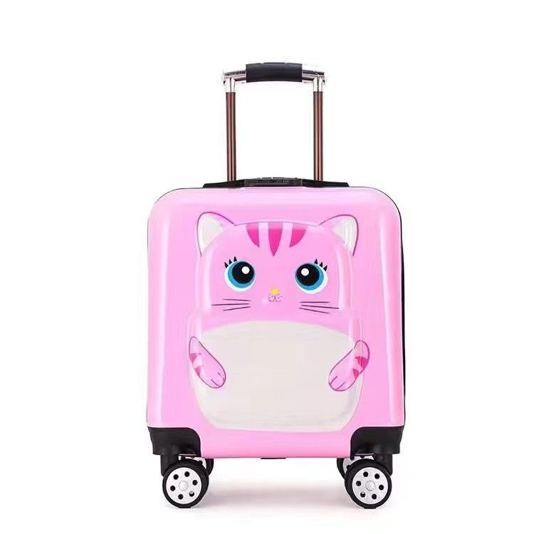 Mavi / Pembe / Kırmızı / Siyah Çocuklar Çocuklar için Seyahat Bagajı Çoklu Bölümlü Dayanıklı Hafif