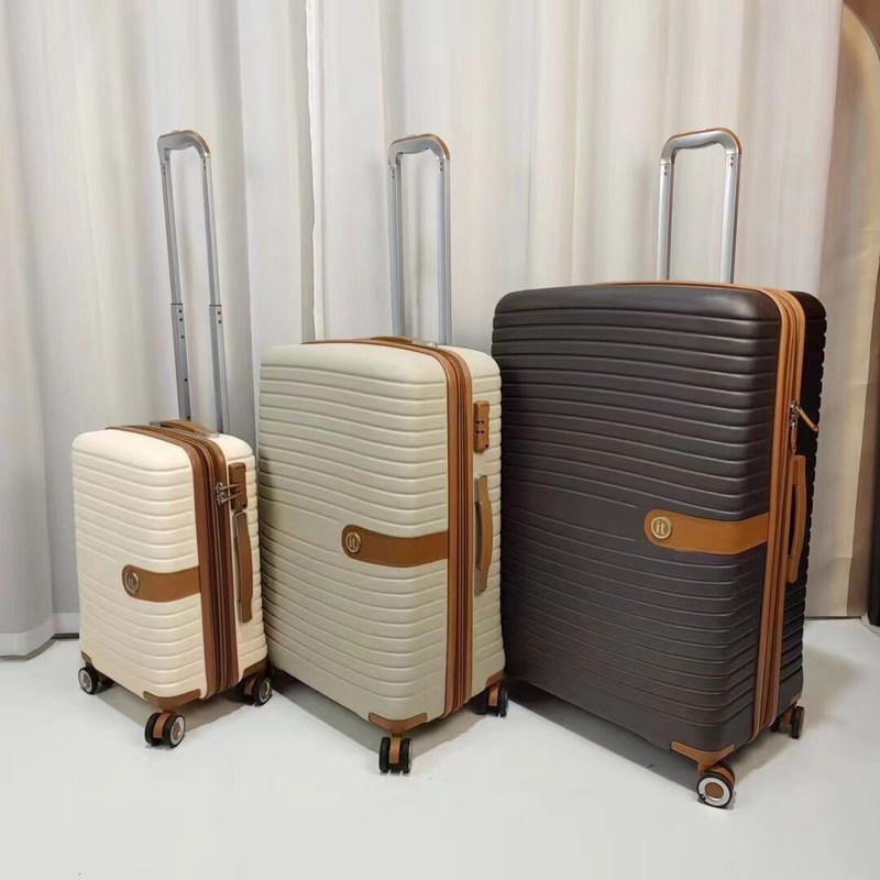 PP Çanta Bagaj 20 24 28 inç Yolculuk Çantaları Bagaj Arabası Çanta Set Sessiz Evrensel Tekerlek