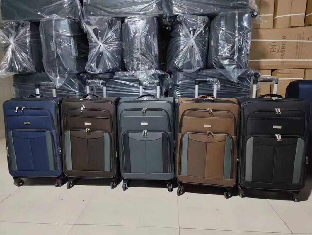 Takım elbise Çanta 4 Tekerlekli Kumaş Çanta Set Rol Çanta Erkek Kadın Aile Seyahat