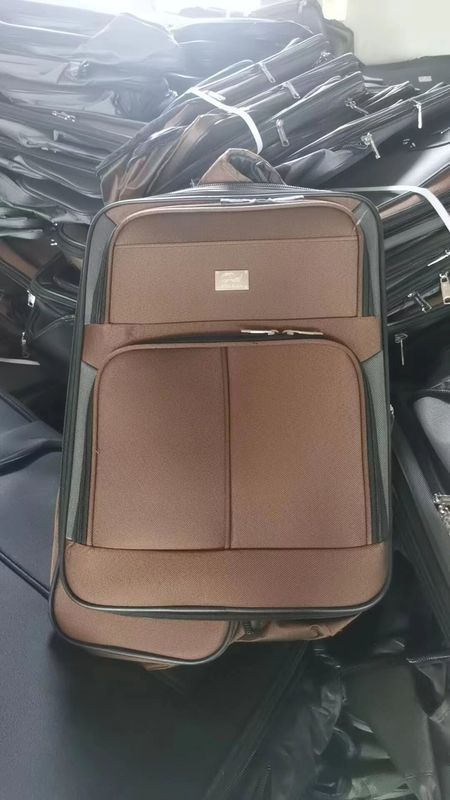 Zipper Hafif Kumaş 20 24 28 Inch Spinner Tek Tekerlek Çantalar Trolley Seyahat Bagaj Çantaları Seti