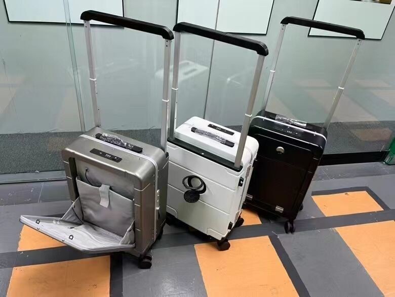 Son Moda Seyahat Çantaları Trolley Bagaj Özel Çanta PC Hard Shell Çanta Ön Açılan Ceple