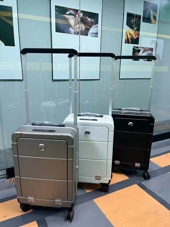 Son Moda Seyahat Çantaları Trolley Bagaj Özel Çanta PC Hard Shell Çanta Ön Açılan Ceple