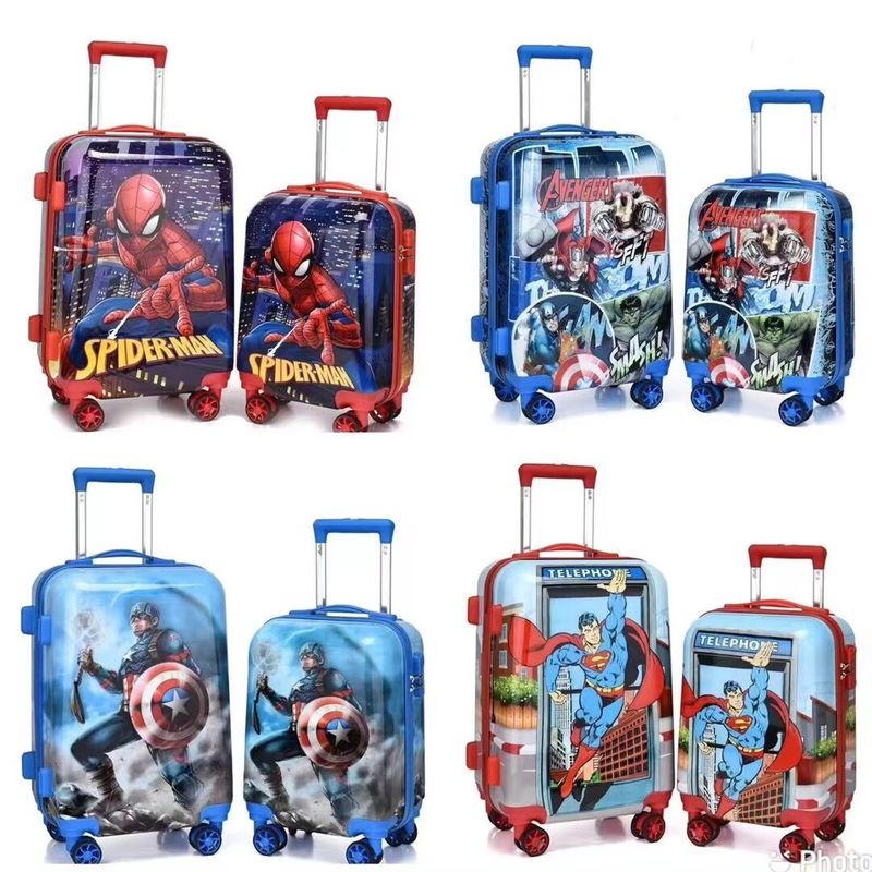 Yeni Karikatür Hediye Gemi Kutusu Çocukların Evrensel Tekerlekli Trolley Kutusu Anime Bagaj Çocuk Bagajı