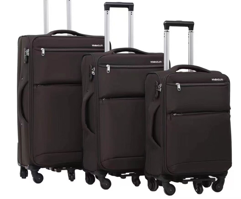 Yeni Tasarım Fabrikası Özel Yumuşak Süper Hafif Ağırlıklı İş Çantası Seyahat Bagaj Setleri