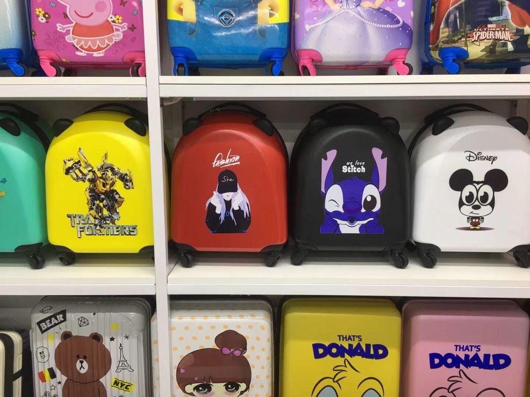 Moda Özel Logo ABS Bagaj Çantaları Trolley Case Spinner Rolling Kids Trolley Bagaj 4 Tekerlekli