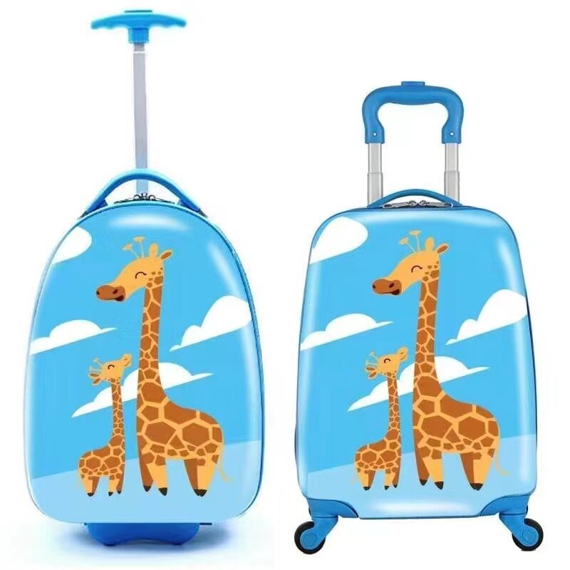 Yeni özelleştirilebilir desen tasarımı Tatlı Trolley Okul Çantası Hafif Çocuk Seyahat Çantası Okul Çantası
