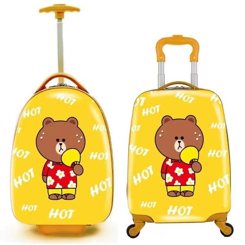 Fabrika Toptan Teslim İlköğretim Bavul Hafif Trolley Çanta Çocuklar Açık Hava Karikatür Seyahat Çanta