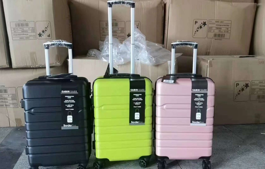 Lüks Aksesuarlar ABS Malzeme Moda Araç Kutusu Evrensel Tekerlek Alüminyum Araç Çanta Unisex Şifre Bagaj