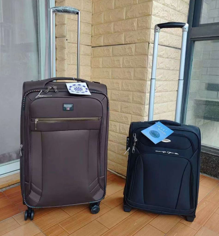 OEM/ODM Logo Rengi 4 Pcs Set Kumaş Yumuşak Seyahat Çantaları Trolley Çanta Bagaj Çantası