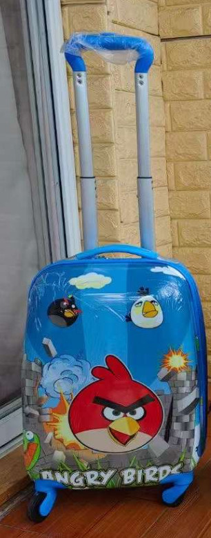 Yeni gelen 16 inç ABS yolculuk bagajı Çocuk için çizgi film valizi