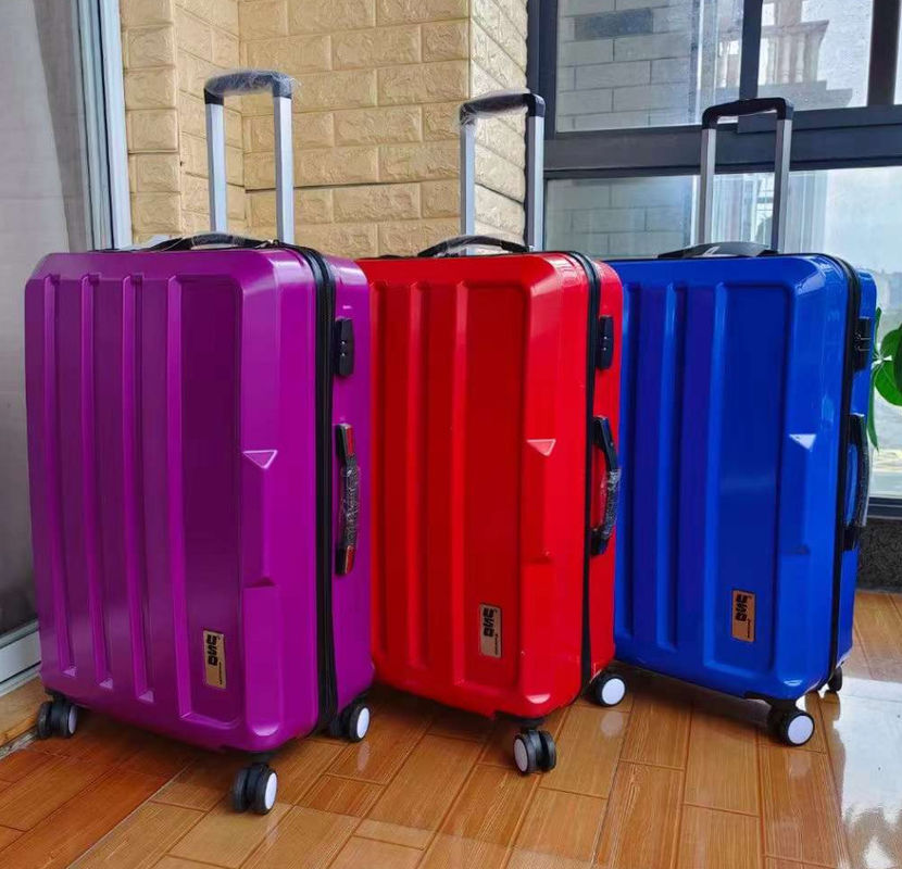 Özel Yapılandırılmış Yumuşak Talip Kullanım Dayanıklı ABS PC Yolculuk Bagajı Trolley Çanta İş Bagajı Kilitli
