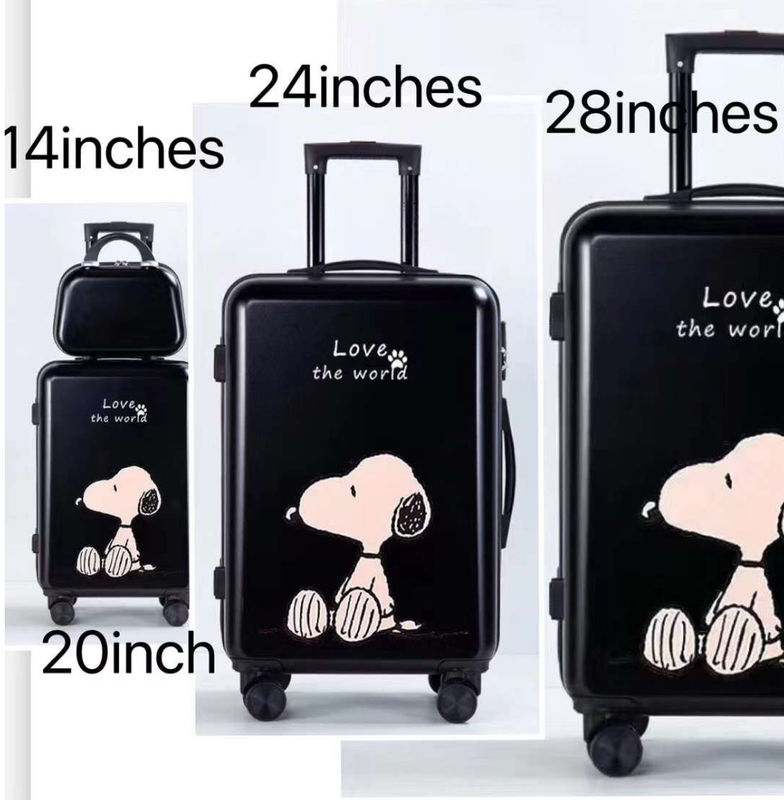Yüksek Kaliteli ABS + PC Tatlı Çocuk Bagajı, Çocuk Çocuk Okul Çantaları Erkek ve Kızlar İçin Moda Özel Seyahat Bagajı Logo Yazdırma