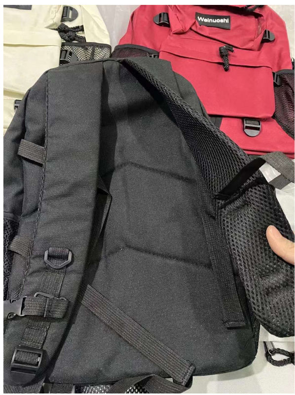 Özel Logo Okul Çantası Erkek ve Kadın Öğrenciler Büyük Kapasite Moda Trend Sırt Çantası Basit Sırt Çantası Kadın