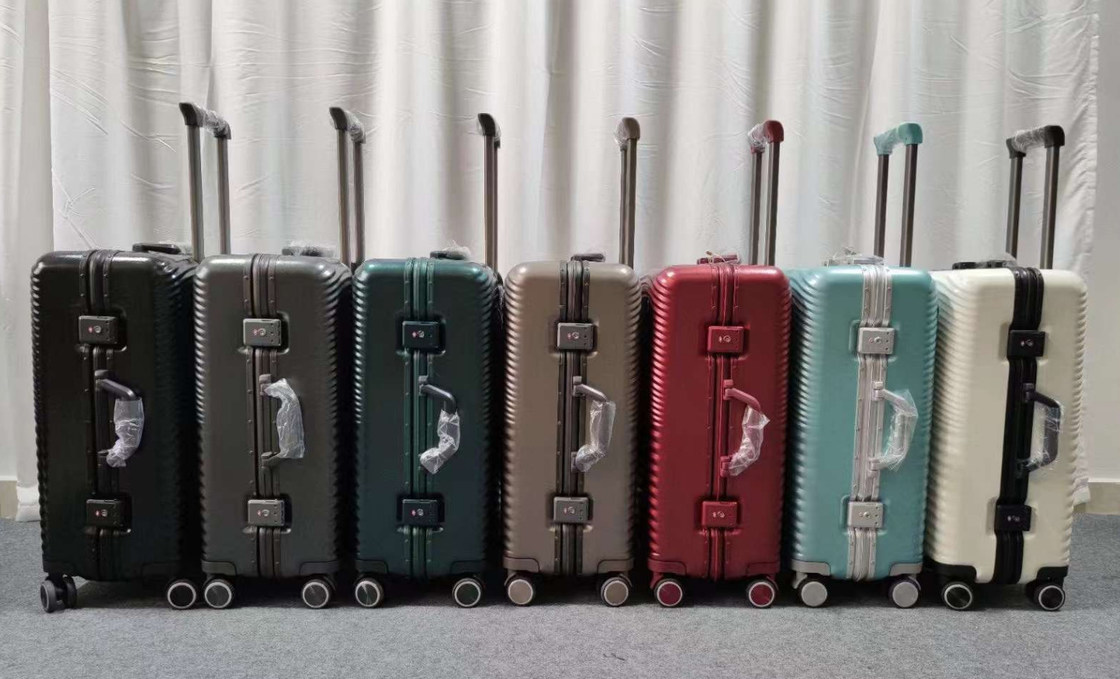 Akıllı Taşınabilir ABS Bagaj Yumuşak Talip 20'24'28 Trolley Çanta De Voyage Tekerlekli Özel Logo Bagaj Kutusu