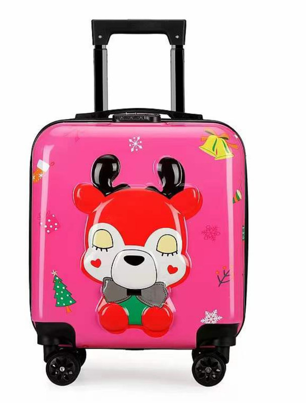 Toptan Satış Sıcak Satış Özel Tasarım Karikatür Ayrılabilir Çocuklar Trolley Çocuklar için Tekerlekli Okul Bagaj Çantası