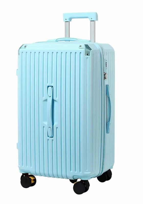 Büyük Kapasiteli Sert Kabuklu Bagaj, Kâse Sahibi ile USB Şarj Beş Tekerlek Çanta Yeni Moda Çanta