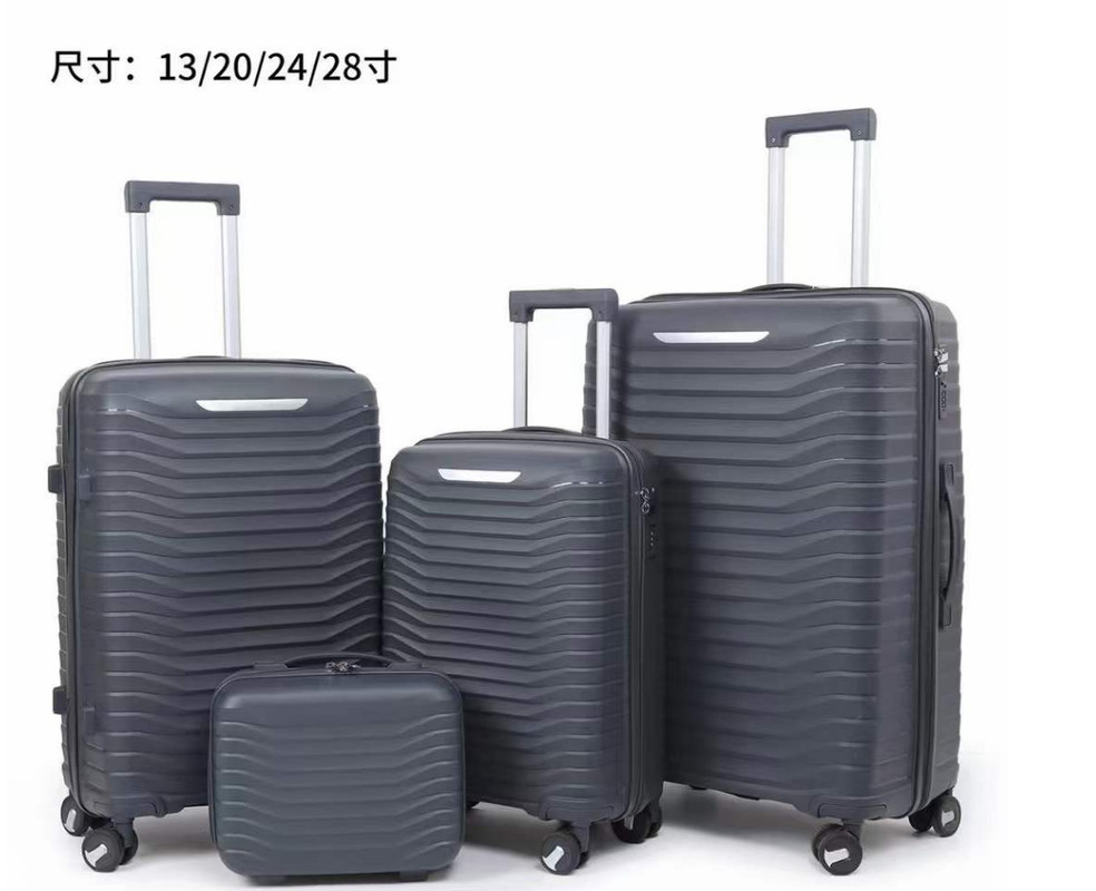 Fabrika Toptan Satış En İyi Fiyat Sessiz Tekerlekler Unisex 3 Pc Set PP Bagaj Satılık