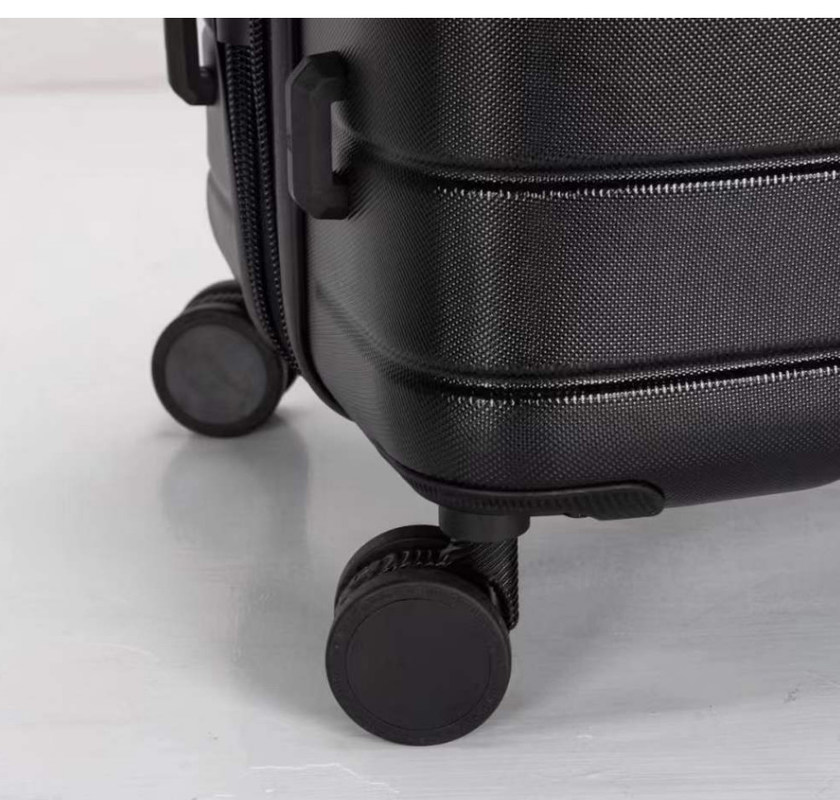 Fabrika Özel Beyaz 3 Parça ABS Hardshell Taşınabilir Bagaj Seti Spinner Tekerlekli Unisex Seyahat Aletleri