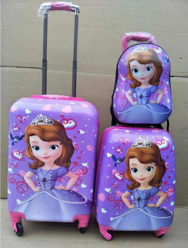 Özel Zorlu Seyahat Çocuk Çantaları Trolley Bagaj Sırt Çantası Trolley Okul Çantaları Çocuklar için Kızlar