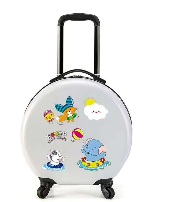 Moda Tasarımı Özel Yuvarlak Şekil Çocuklar 18 Inch Trolley Çantaları Tatlı Çocuklar Çocuklar İçin Seyahat Bagajı
