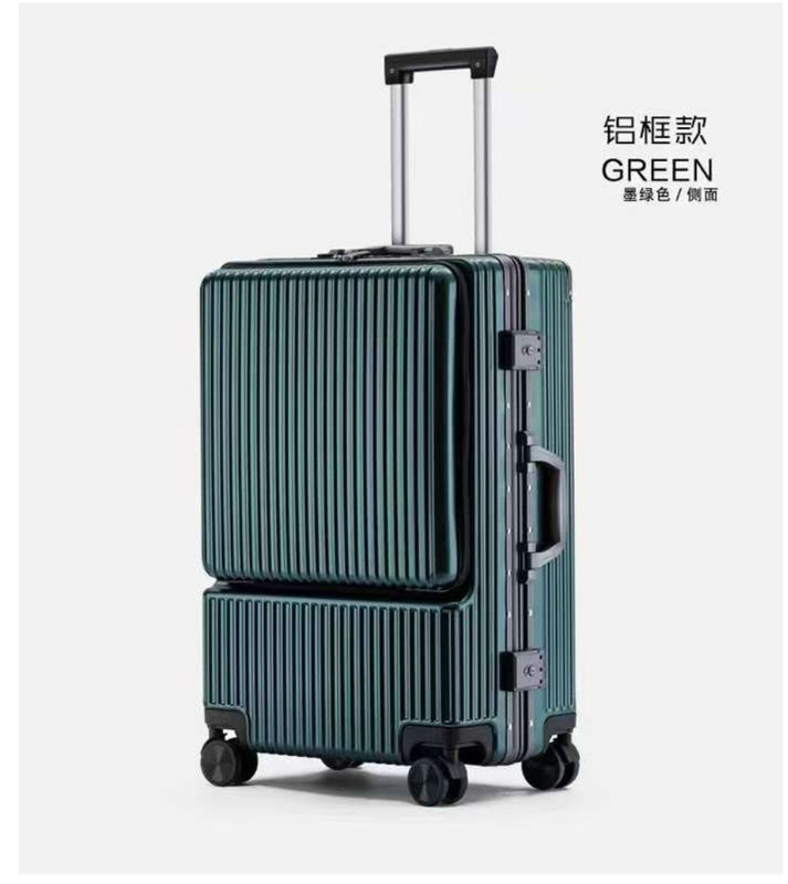 Çanta için TSA kilitleri ile Spinner Trolley Siyah, Koyu Yeşil, Kırmızı, 20 inçlik, PC Hardside Bavul