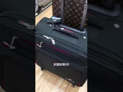 Sabit Çarklar Kumaş Bagaj Çantası Çok Fonksiyonlu Poliester Malzemesi